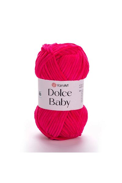 Yarnart Dolce Baby - Velvet, Baby Hand Knitting νήμα Fuchsia-759