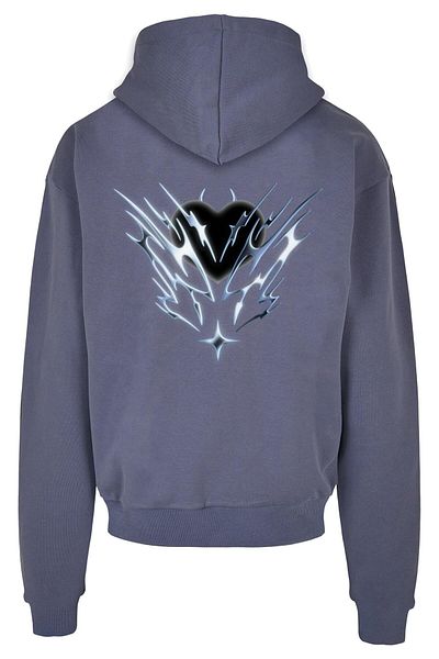 Upscale by Mister Tee Herren Cagedchrome Ultra Heavy Oversize Hoodie