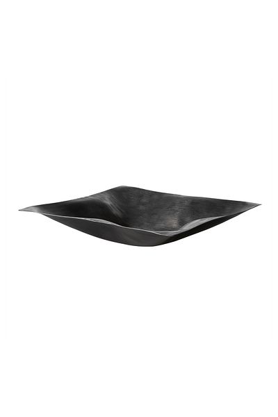 Mudo Concept Square Decorative Bowl Black 40X8Cm