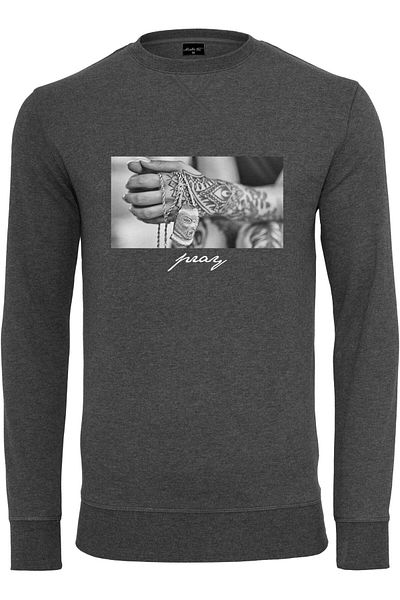 Mister Tee Herren Pray 2.0 Crewneck