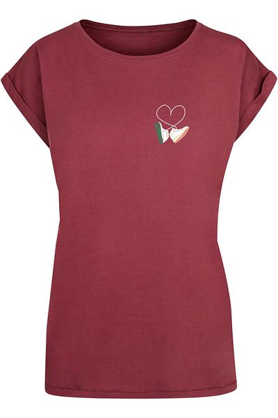 Mister Tee Damen Ladies Kicks Love Emb Tee