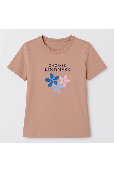 trender Tricou de damă Cherry Print Mink Model 3