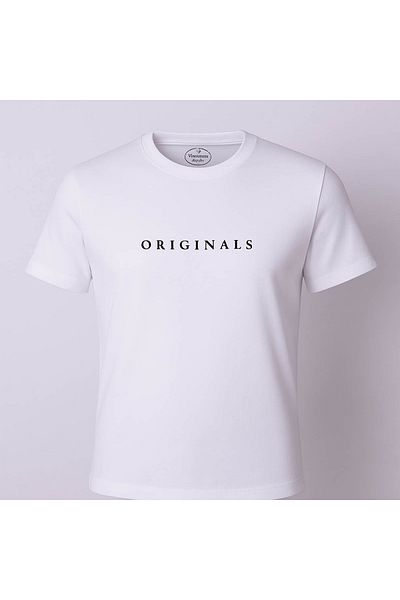 trender Originals Print White Men's T-Shirt