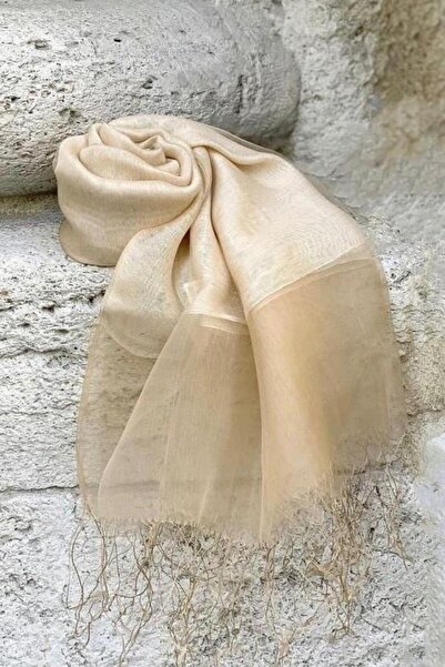 ARMANDA شال حريري مزدوج الطبقات من التول
