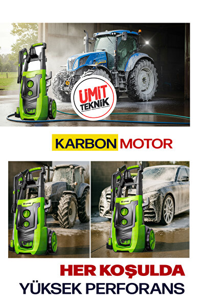 PROXCLEAN Profesyonel Turbo Motor Uzun Süre Çalışır 170 BAR Yüksek Basınçlı Soğuk Yıkama Makinası