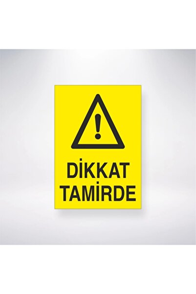 Reysa Tasarım ملصق انتباه في الإصلاح 20X28 سم