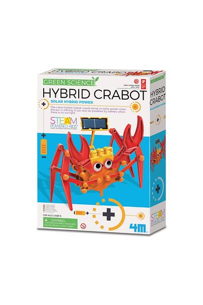 4M Hybrid Robot Crab Construction Kit, Green Science