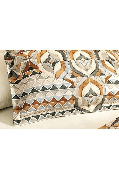 Taç Crown Satin Pillow Case Fresnel 2 Pieces 50X70 Cm.