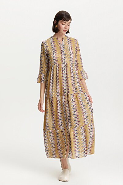 Mudo فستان طويل بنمط عرقي