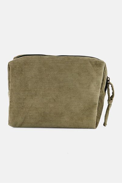 Muy Mucho Corduroy Toiletry Bag, Olive