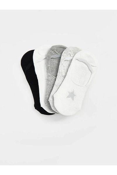 LC Waikiki Шарени момичешки чорапи за балерина Опаковка от 5 бр