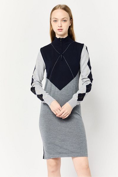 Harmont & Blaine Women Knitted Sweater Dress, Multicolor