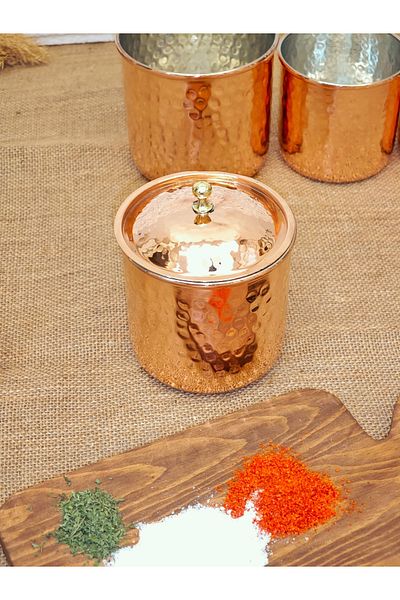 modabakir Copper Spice Bowl Set 4 Pieces