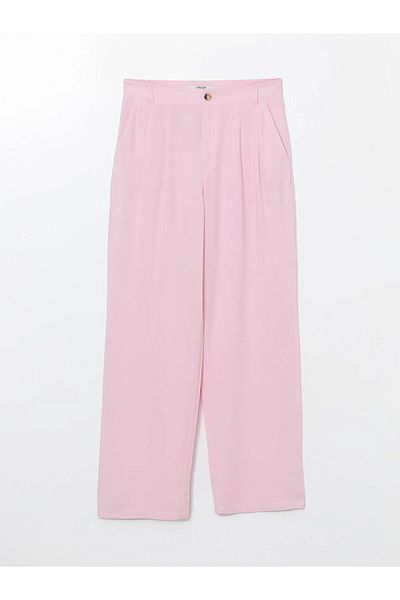 LC Waikiki Linen Blend Women's Pleated Pants