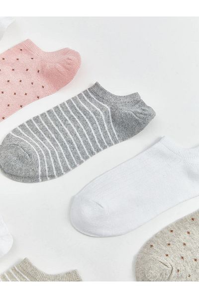 LC Waikiki Patterned Women's Booties Socks 10 Pcs