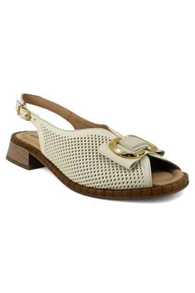 Venüs 2512003 Щоденні сандалі з натуральної шкіри - Бежеві