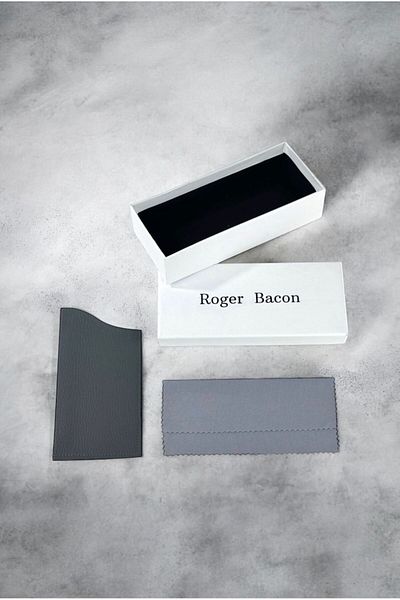 Roger Bacon Unisex Black Polarized Glass Sunglasses