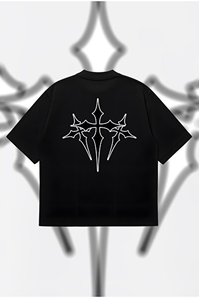 PURE POWER Chrome Hearts X Nocta cu imprimeu supradimensionat Bumbac unisex țesătură groasă respirabilă tricou