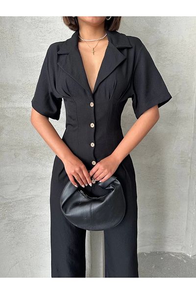 Skygo Long Linen Jumpsuit S 255059