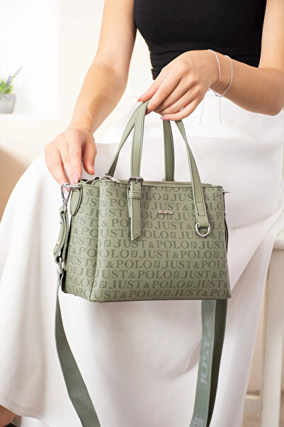 Just Polo Women's Medium Size 4 Compartment Hand and Shoulder Bag 342203Pc