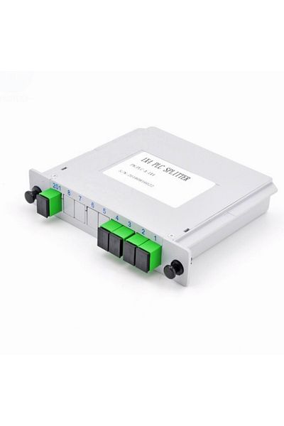 tapirapeco موزع الألياف الضوئية SC APC1-4 1-2 1-4 1-8 1-16 موزع الألياف الضوئية SC APC صندوق الكاسيت من النوع المزود بمقبس