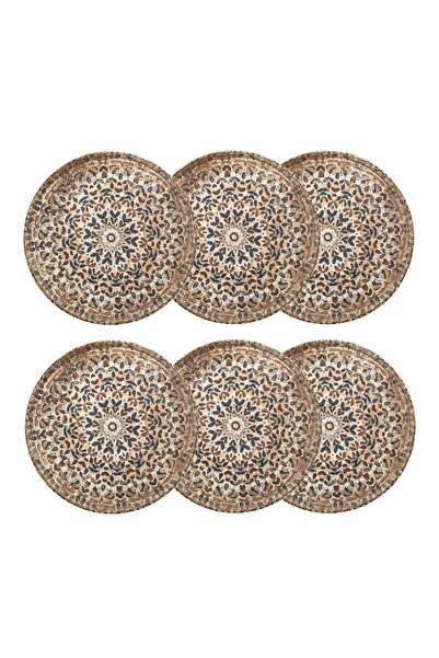 Mudo Home EPHESUS SERVİS TABAĞI SETİ 6LI -26CM