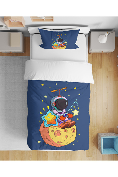 Home Set de lenjerie de pat pentru băieți și adolescenți, imprimat digital 3D, fără cearșafuri