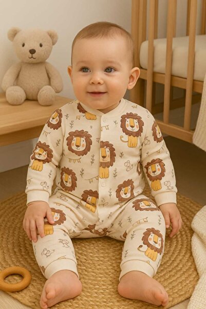 Lullaby Erkek Bebek Aslan 2li takım