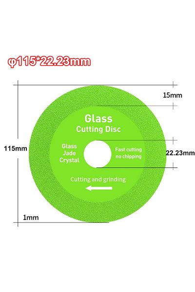 Choice 115x22.23mm Φ100/115/125x22.23mm Glass Cutting Disc Diamond Marble Saw Blade Ceramic Tile Jade Speci