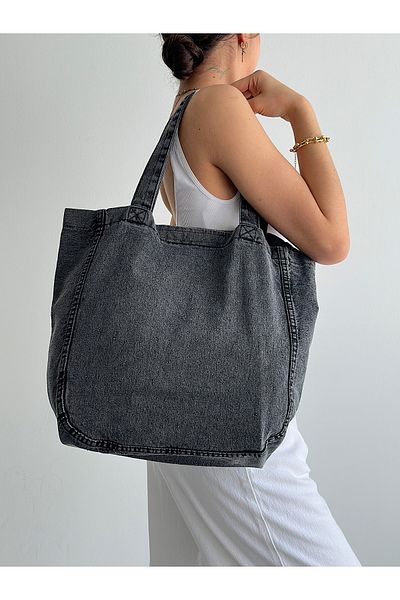 KIRASE Geantă de blugi pentru femei de calitate - Carry zilnic pentru mână și umăr