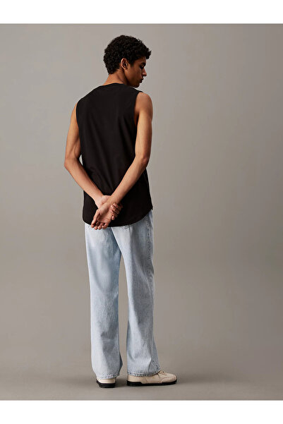 Calvin Klein Erkek Bisiklet Yaka Kısa Kol Regular Fit Pamuıklu Siyah T-Shirt J30J327283-BEH