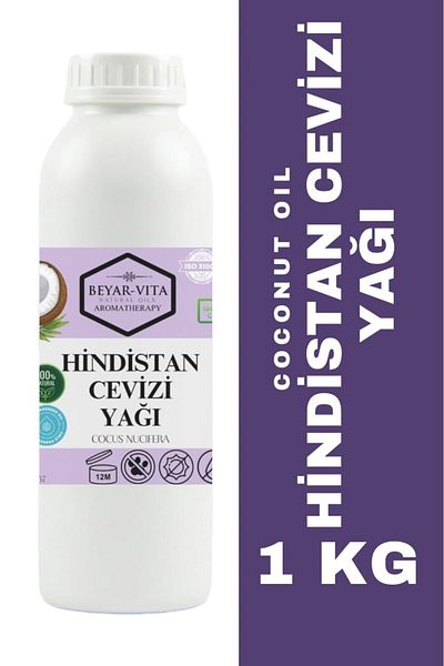 BEYARVİTA Coconut Oil, 1 kg (Cold Pressed)