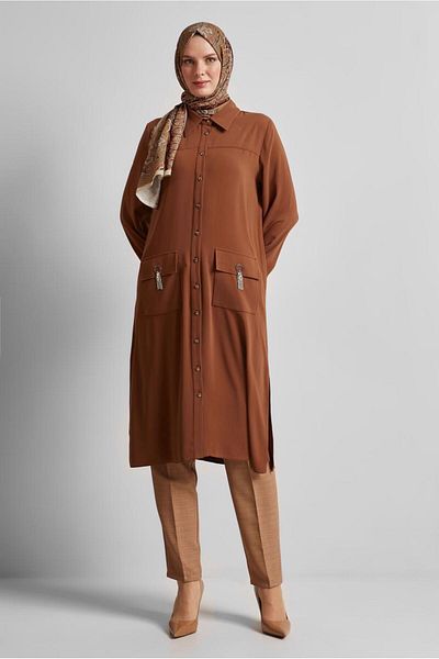 Alvina Shirt Collar Tunic 45517