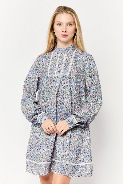 Scotch & Soda Women Allover Print Mini Dress, Multicolor