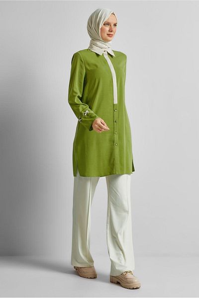 Alvina Shirt Collar Tunic 45354
