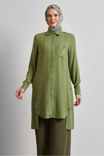 Alvina Asymmetric Cut Tunic 44816
