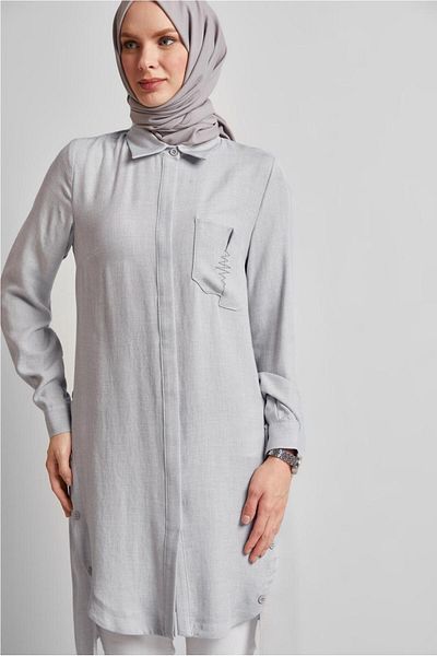 Alvina Asymmetric Cut Tunic 44816
