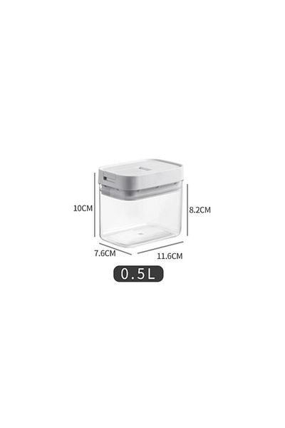 Choice 500ml Pasta Storage Box Transparent Plastic Grain Seal Tank Spaghetti Storage Container Moisture-pro