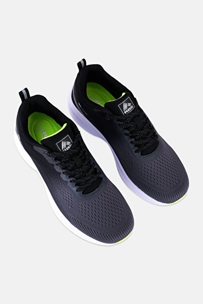 RBX Men Lace Up Training Shoes, Dark Grey
