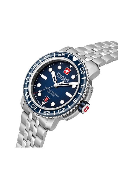 Swiss Military Smwgh0001703 Black Marlin Men's Wristwatch