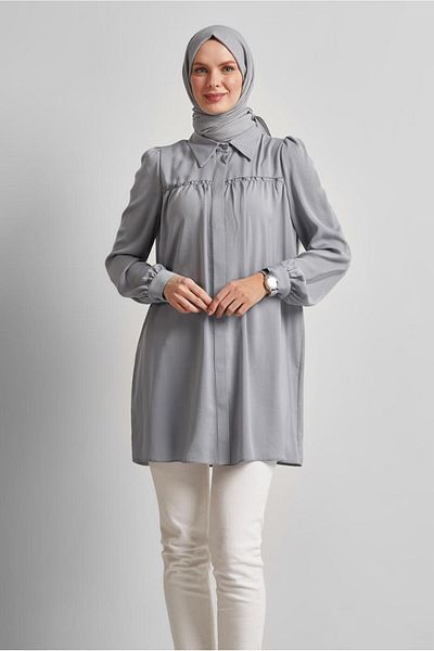 Alvina Shirt Collar Tunic 45415