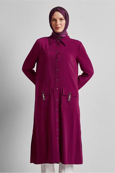 Alvina Shirt Collar Tunic 45517