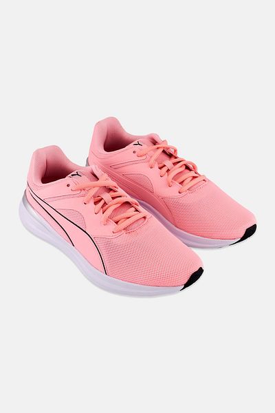Puma Kids Girl Transport Lace Up Running Shoes, Pink