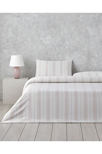 English Home Crystal Vibe Yarn Dyed Single Duvet Cover Set 160X220 cm Pink