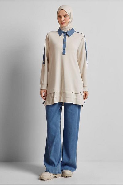 Alvina Tracksuit Tunic with Tie 45539