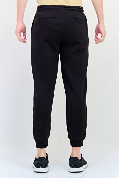 Puma Men Sportswear Fit Brand Logo Outdoor Sweatpants, Black