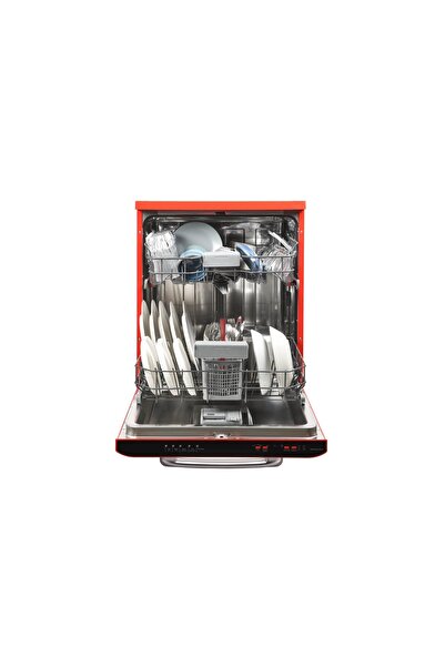 Vestel BM 5011 Retro Kırmızı Bulaşık Makinesi