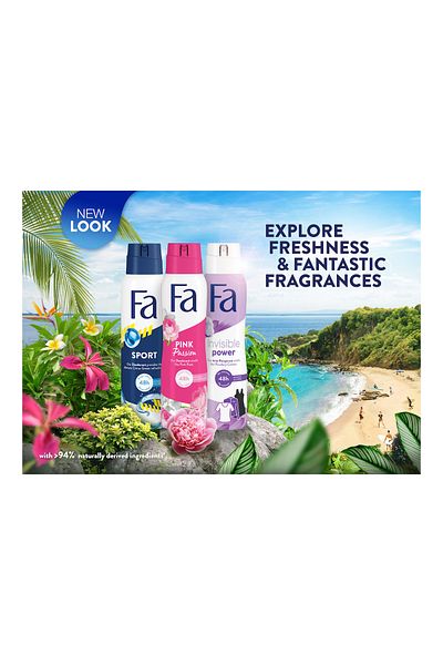 Fa Caribbean Wave Deodorant Spray 200 ml