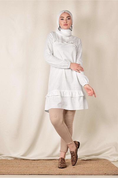 Alvina Frill Tunic 4151