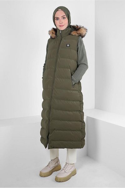 Alvina Hooded Inflatable Vest 90418